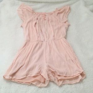 FINAL PRICE Girl’s Flutter Sleeve Romper